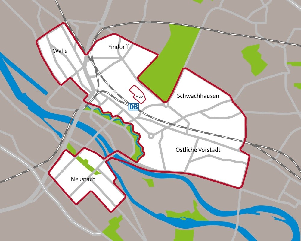 Smumo Geschäftsgebiet in Bremen